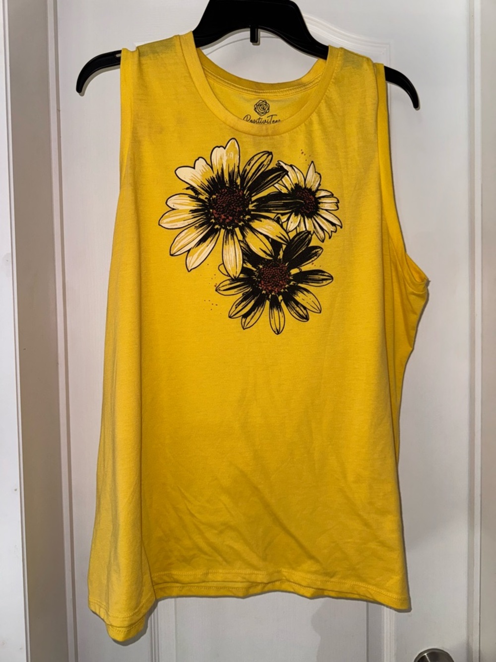 Sunflower Graphic Yellow Tank Top